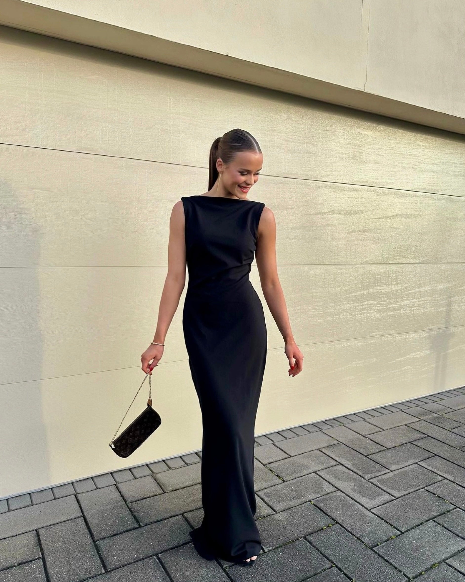 Verona Gown - Black Book My Look Brisbane Verona Gown - Black Book My Look Brisbane