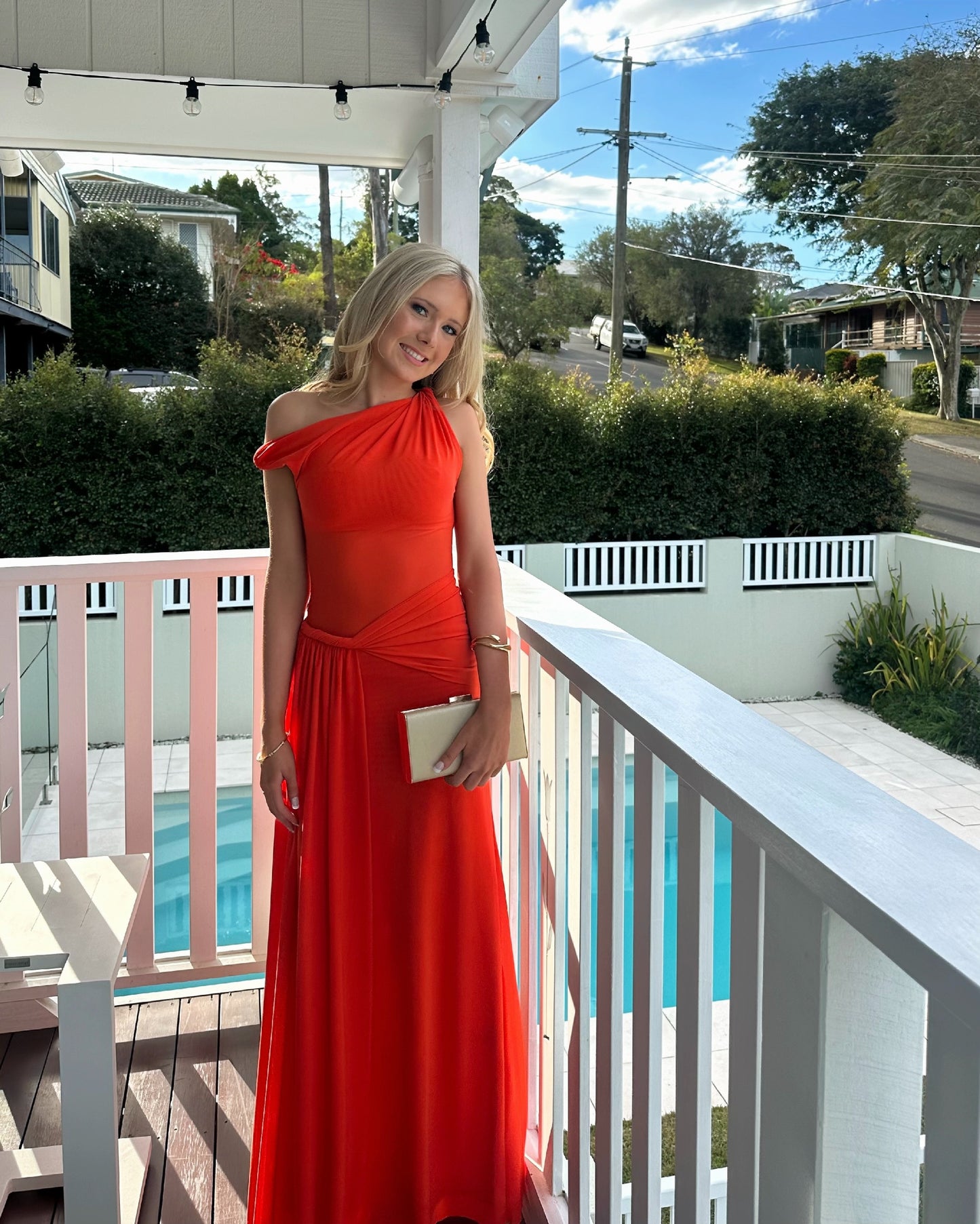 Sisal Mesh Dress - Chilli