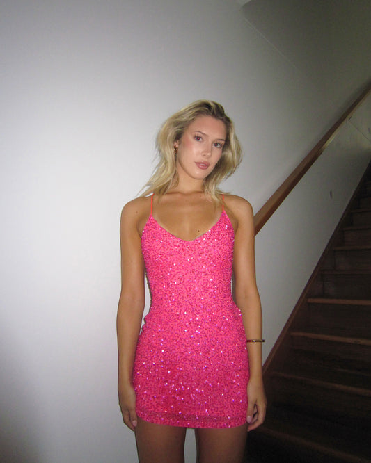 Astrid Sequin Mini - Pink