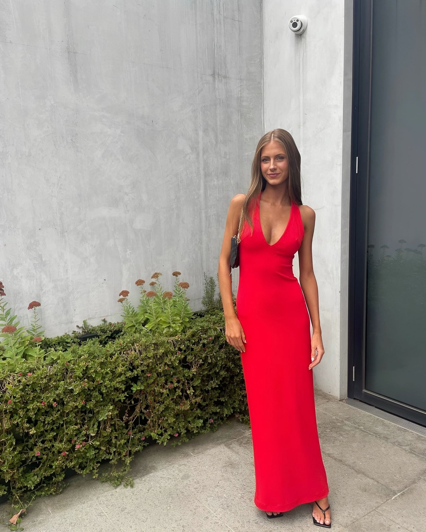 Eiza Gown - Cherry Red