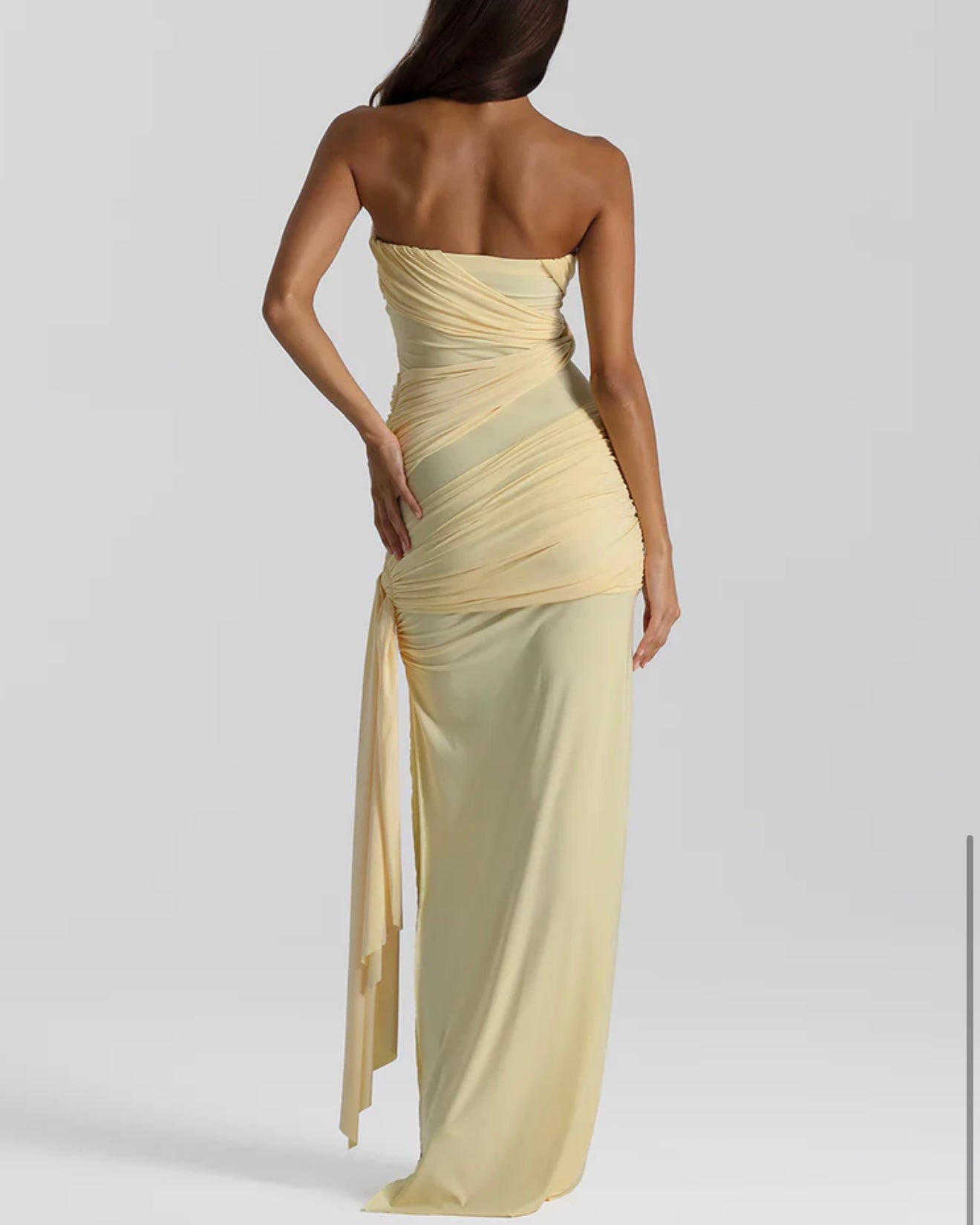 Miranda Gown - Lemon