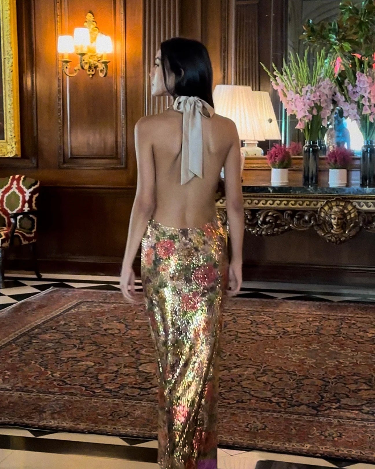 Liana Dress - Fleur Sequin