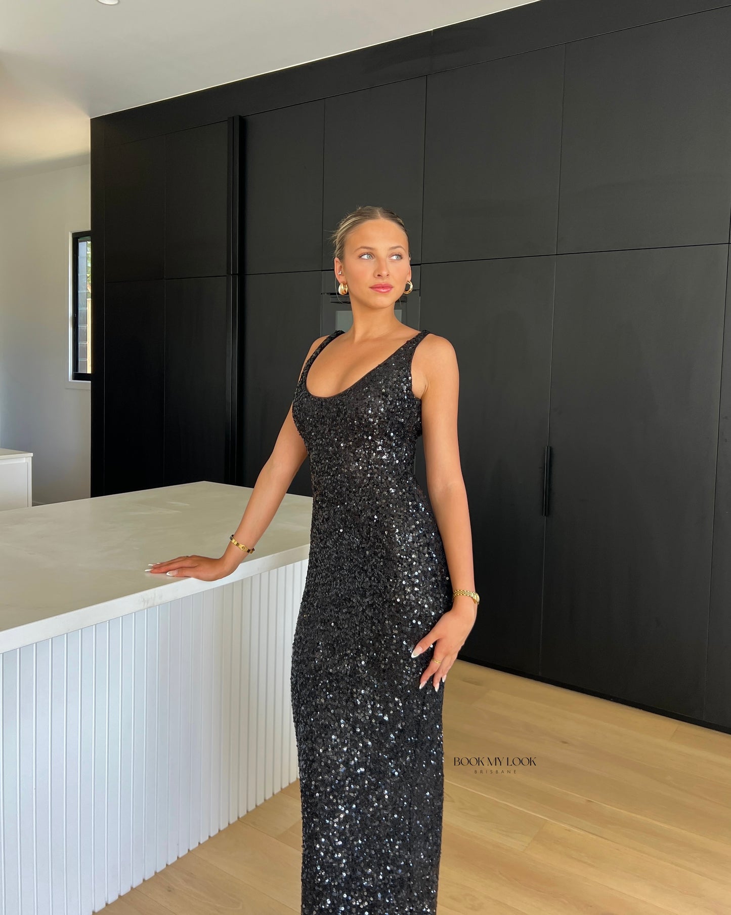 Janhvi Maxi Dress - Black