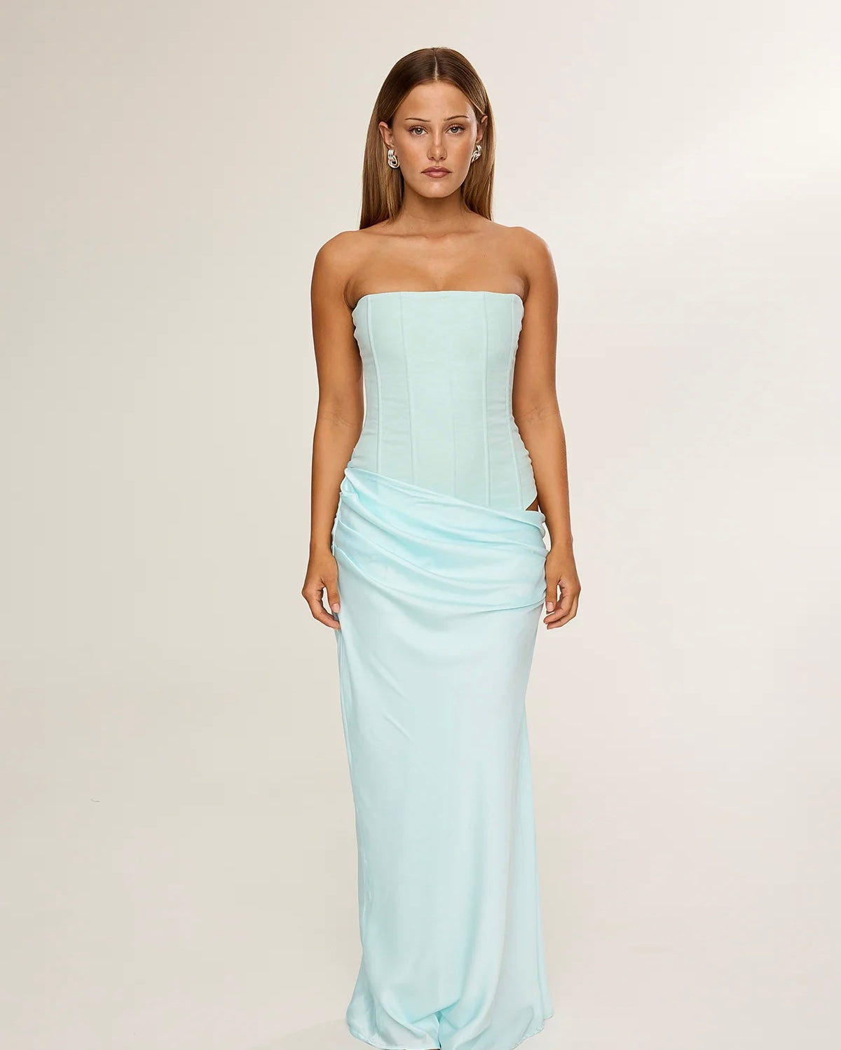 Huxley Gown - Aqua