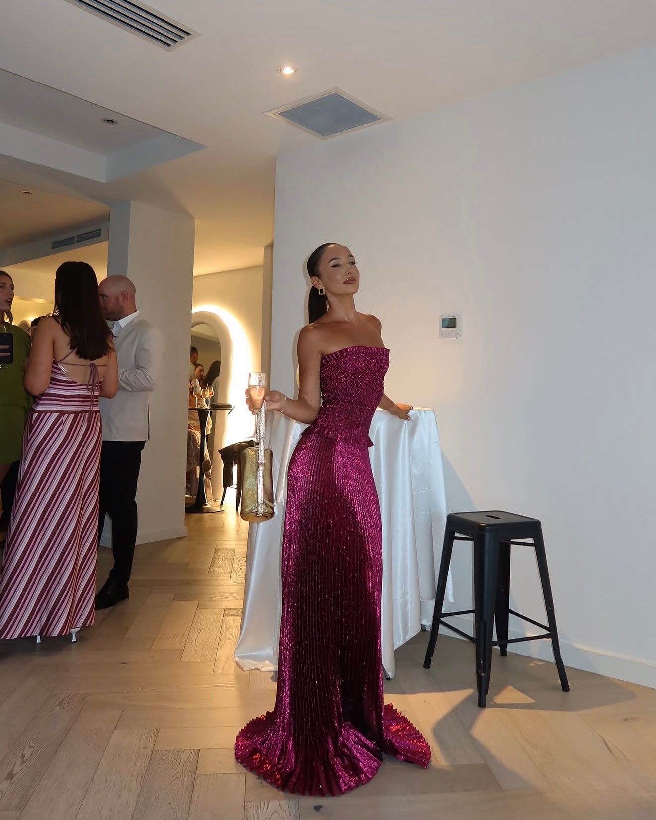 Maya Gown - Sangria Glitter (COMING SOON)