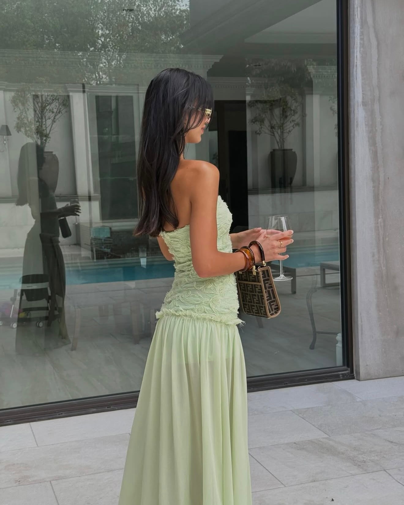 Renata Dress - Mint