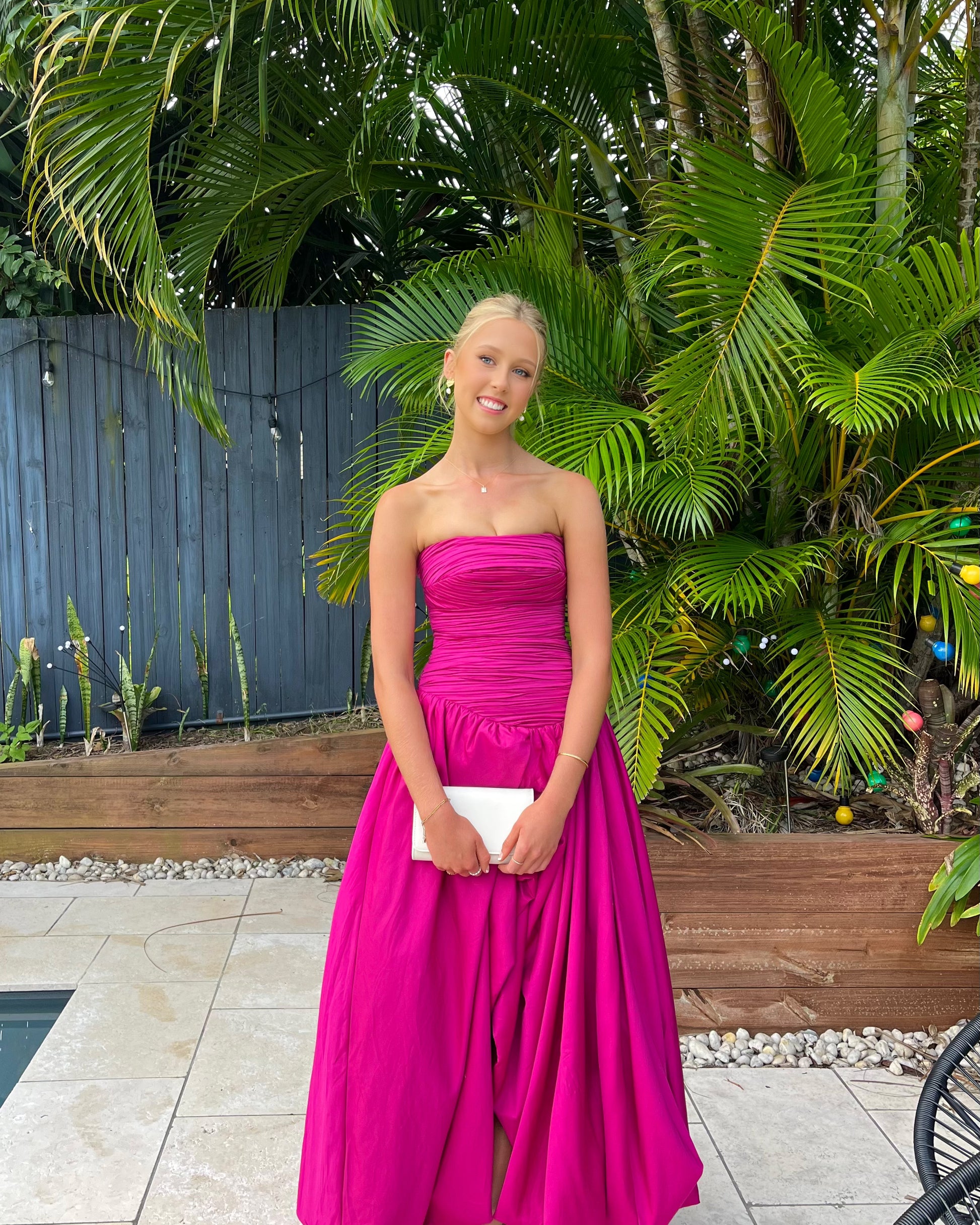 Violette Bubble Hem Maxi Dress
