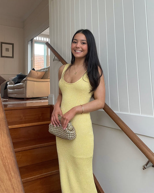 Ana Dress - Butter Yellow
