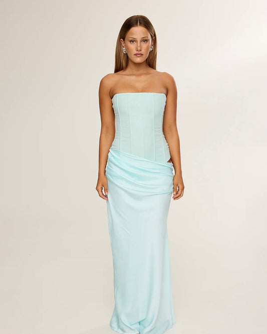 Huxley Gown - Aqua