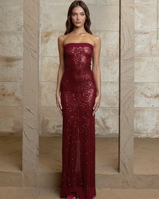 Elizabeth Dress - Ruby