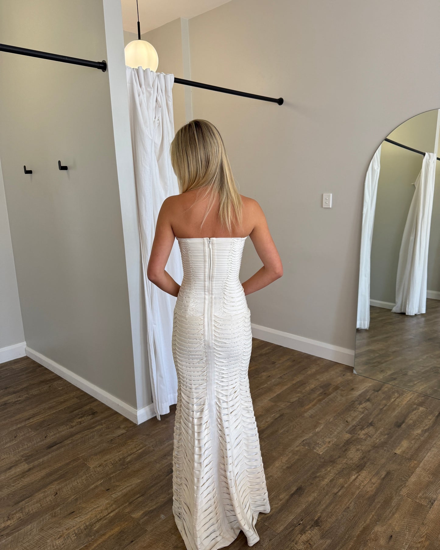 Scalloped Vintage Gown