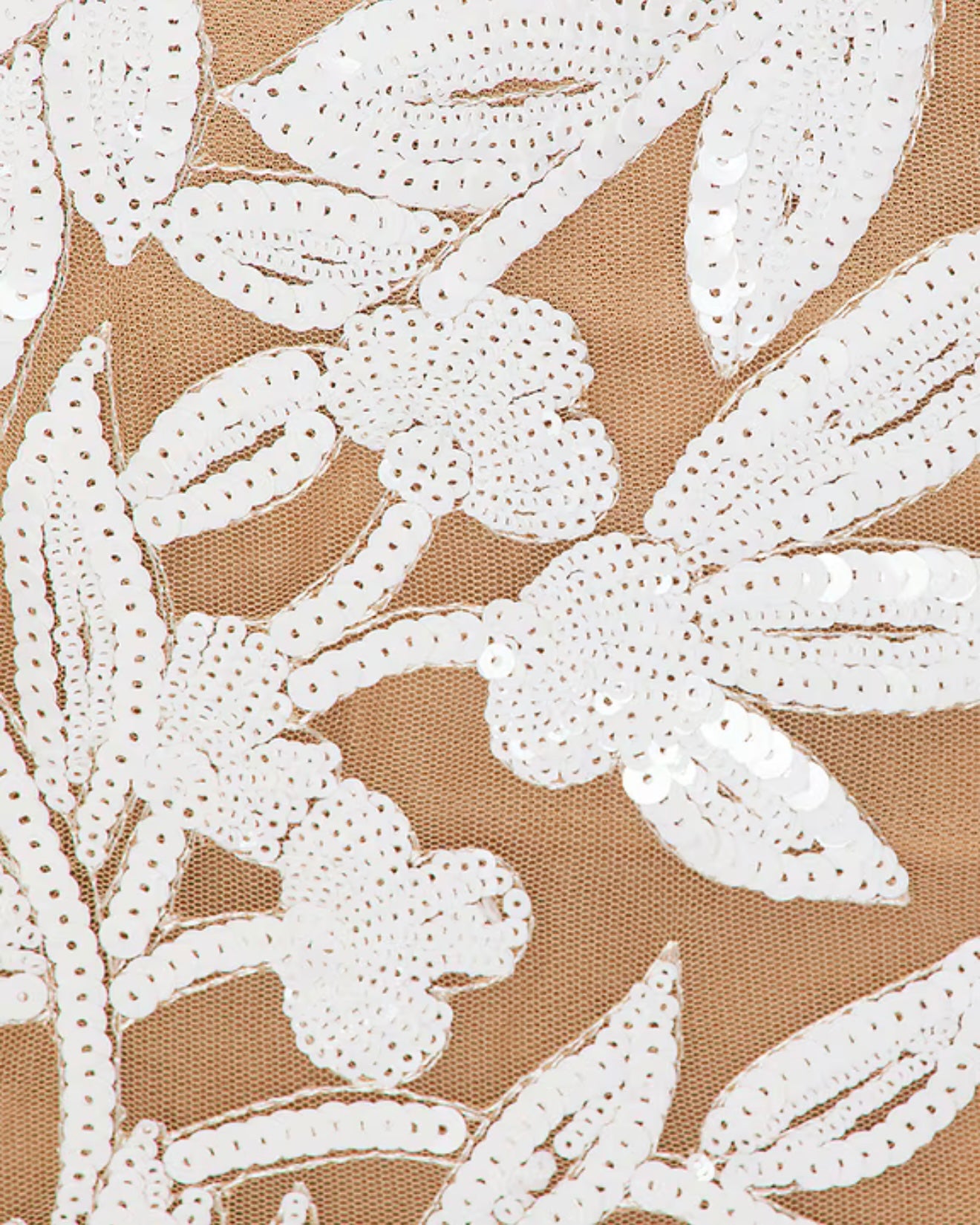 Dahlia Maxi Dress - White Sequin