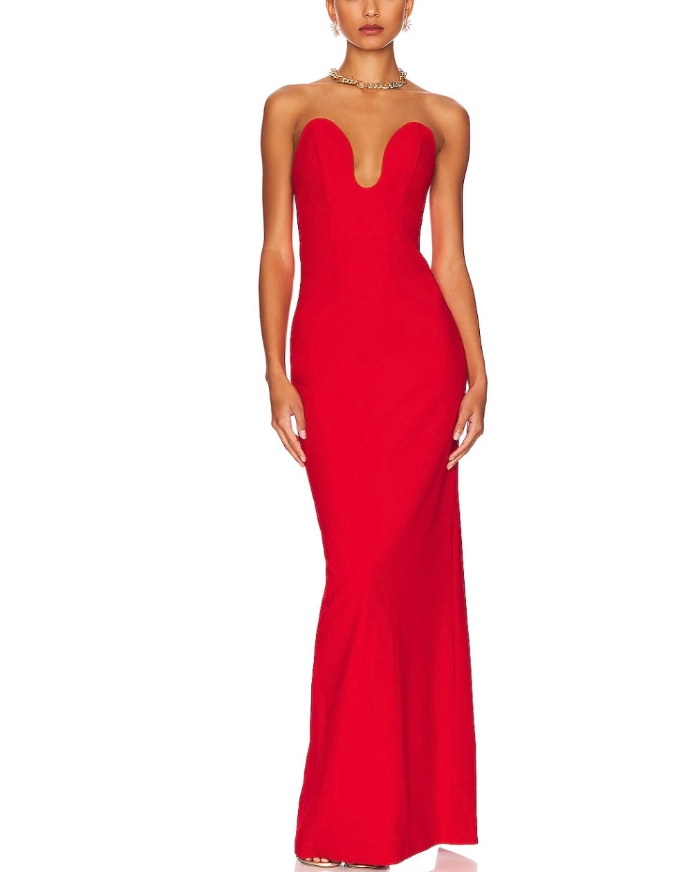 Audrey Maxi Dress - Red