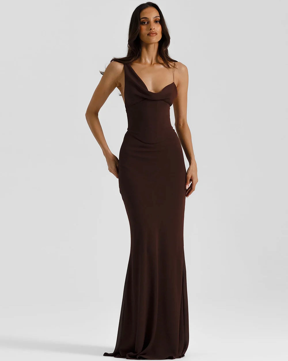 Hallie Gown - Espresso