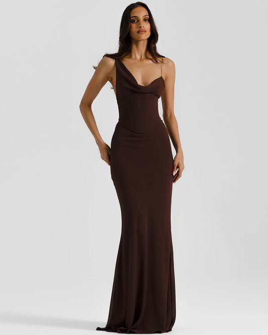 Hallie Gown - Espresso