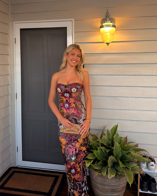 Dahlia Maxi Dress - Multi Sequin