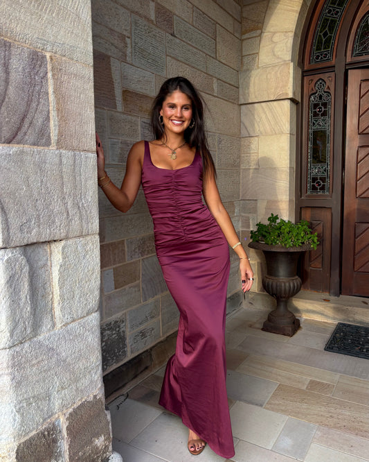 Atlein Gown - Plum