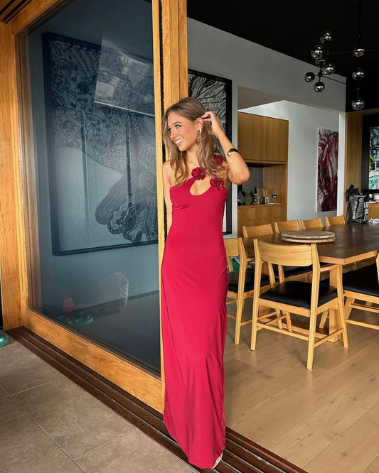 Celosia Dress - Wine