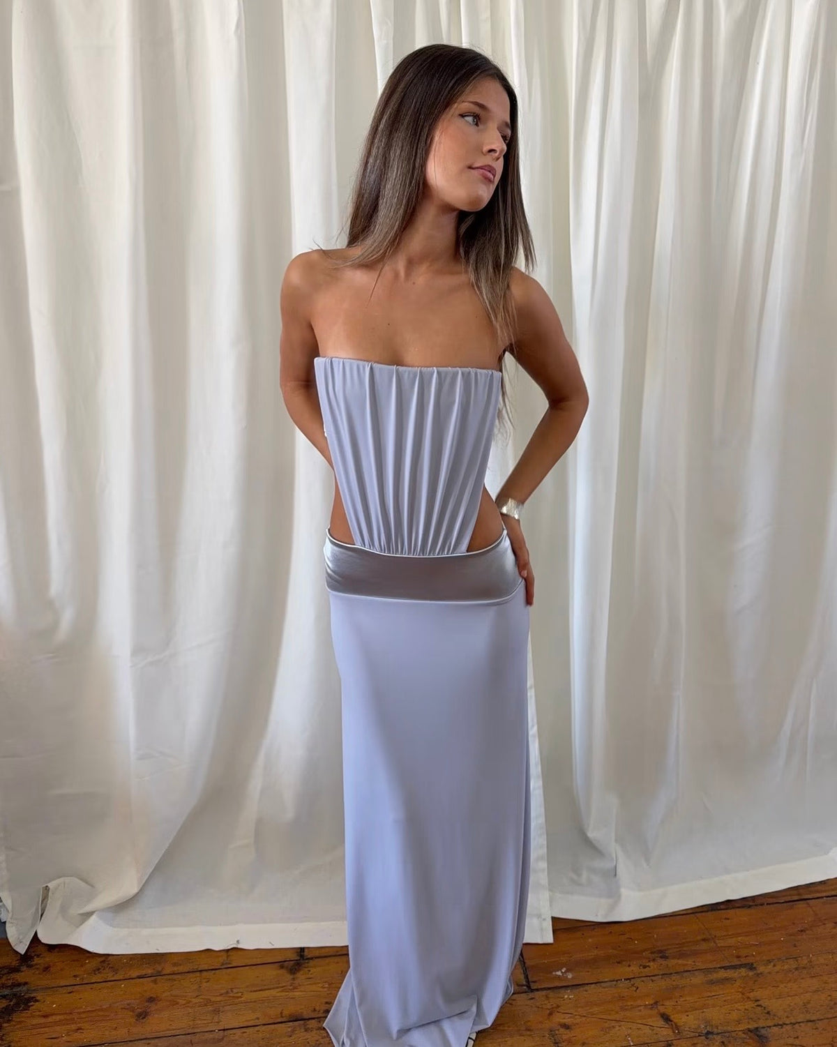 Kendall Dress - Silver (COMING SOON)