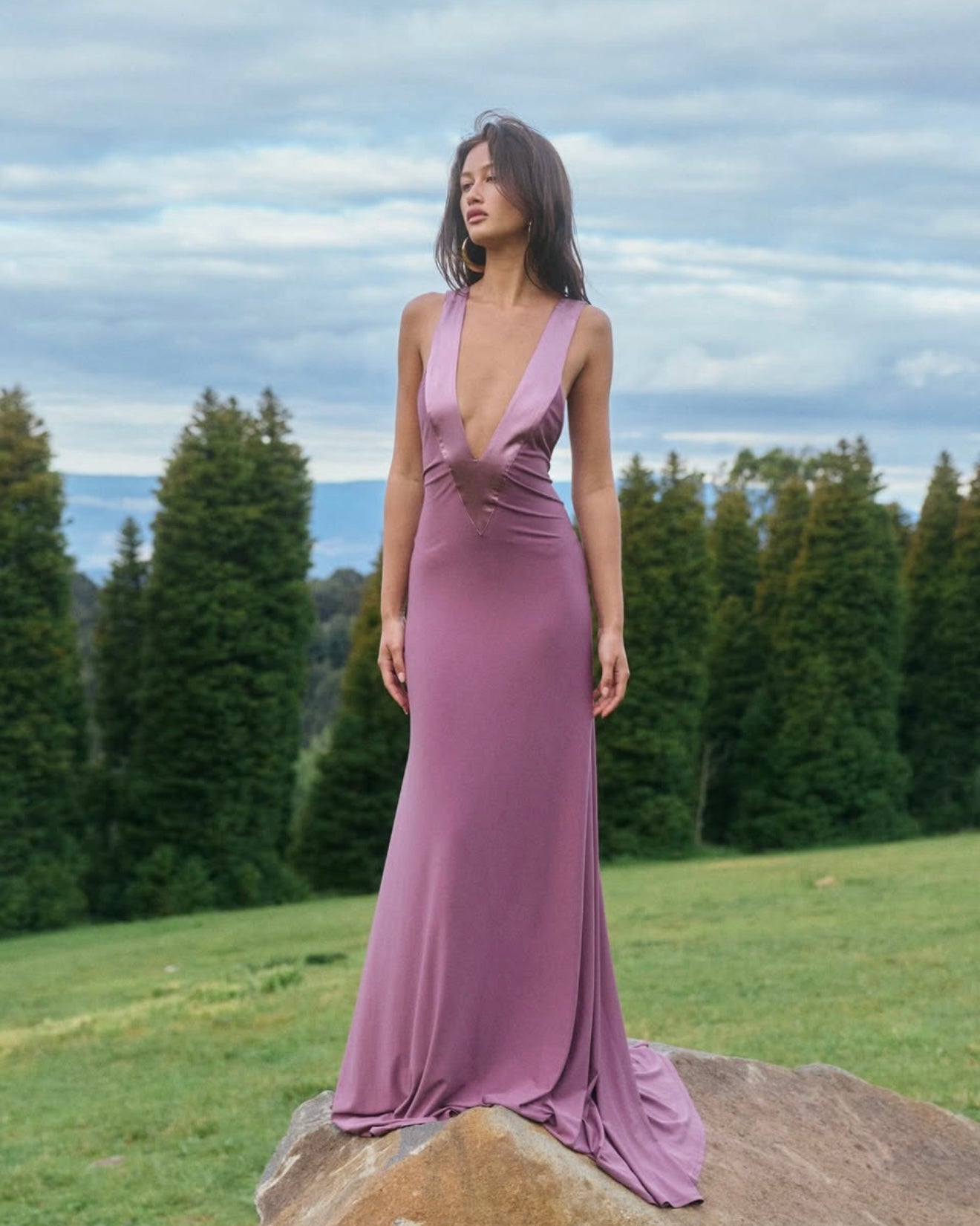Rosa Gown - Mauve
