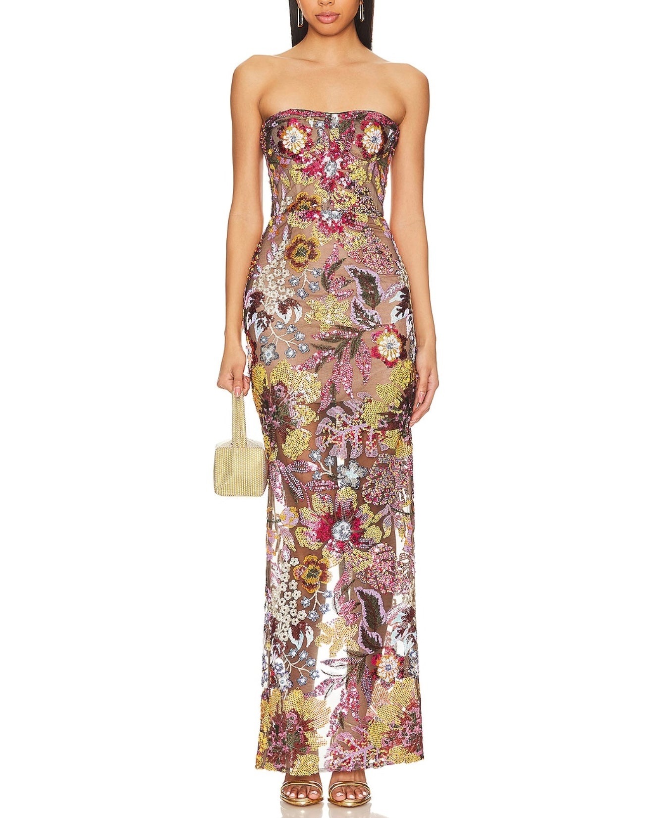 Dahlia Maxi Dress - Multi Sequin