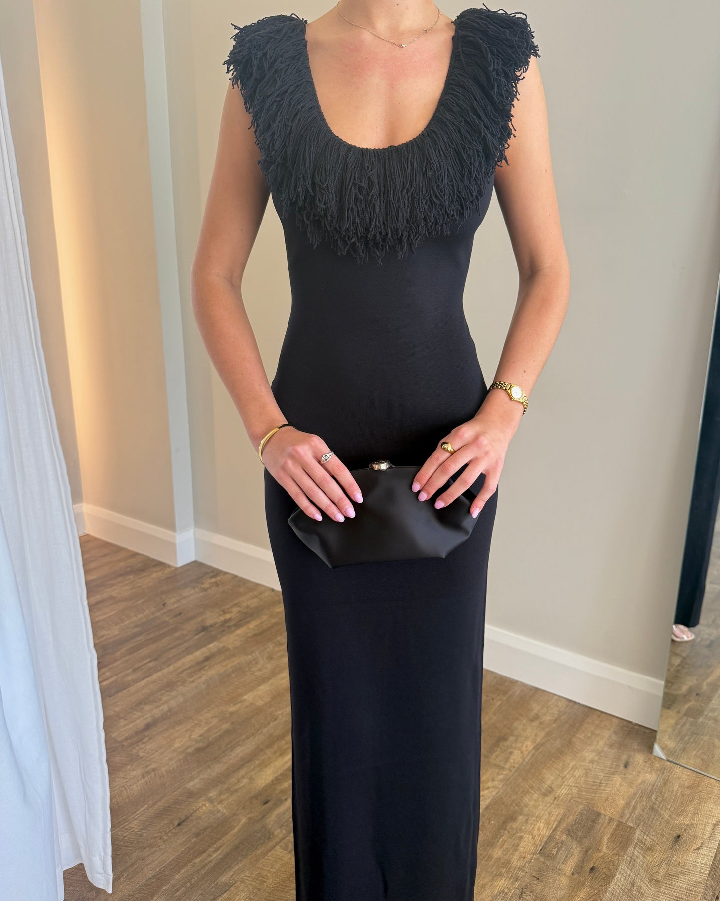 Marcelline Fringe Gown