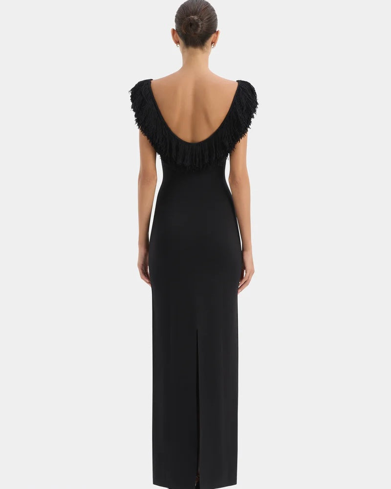 Marcelline Fringe Gown