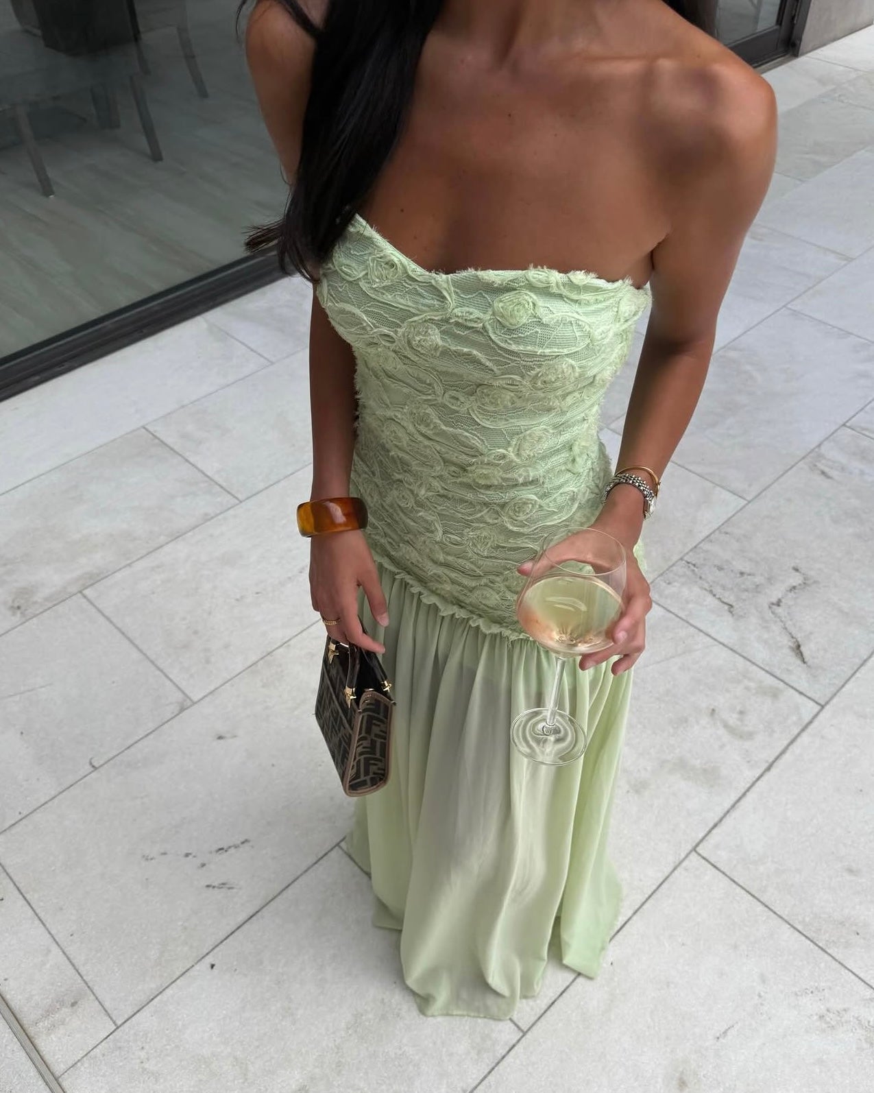 Renata Dress - Mint