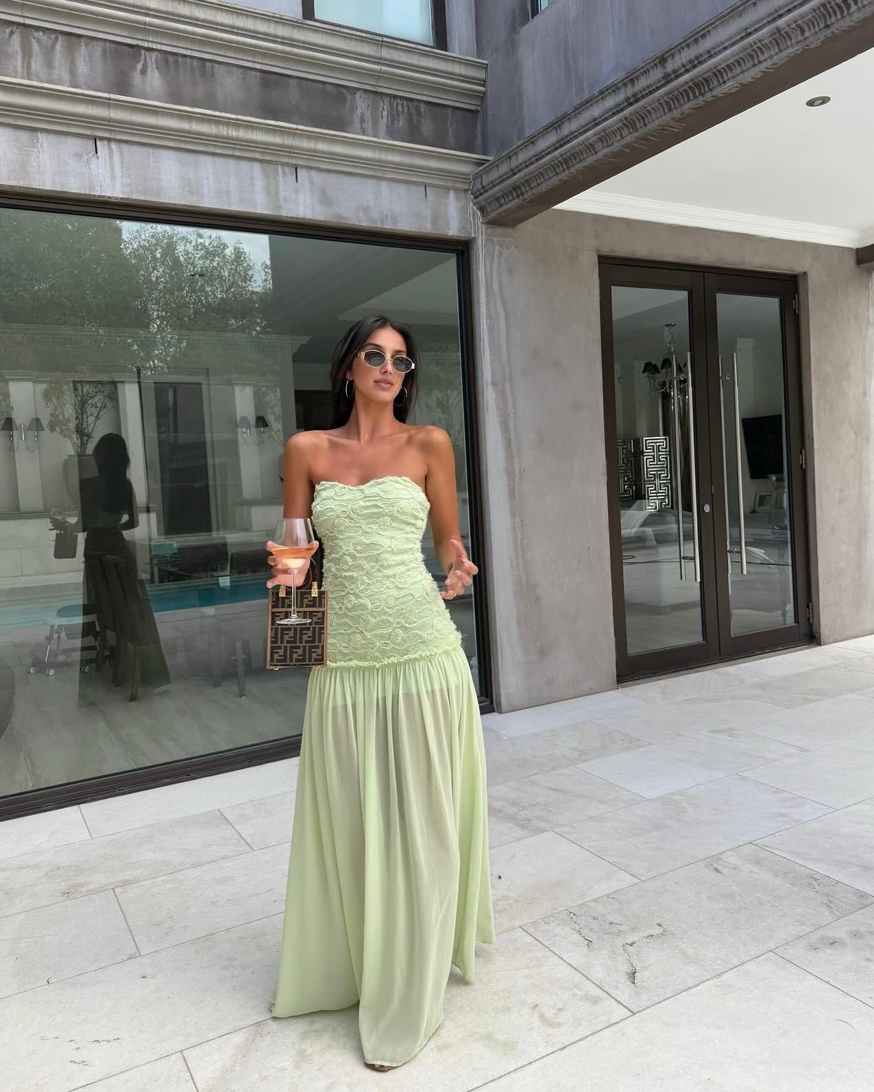 Renata Dress - Mint