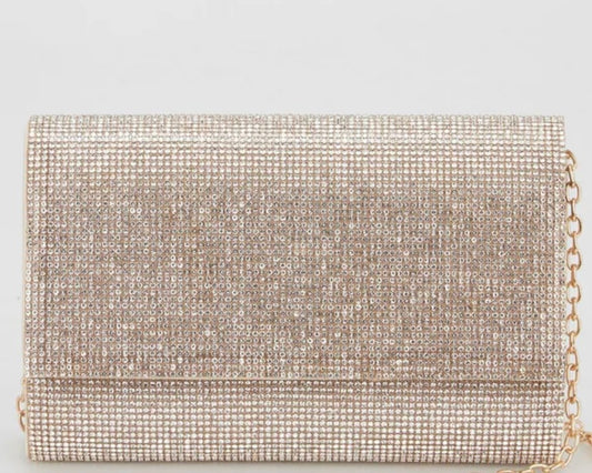 Crystal Clutch - Gold